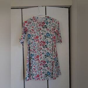 Girls Nuggles 8 Floral Print Dress